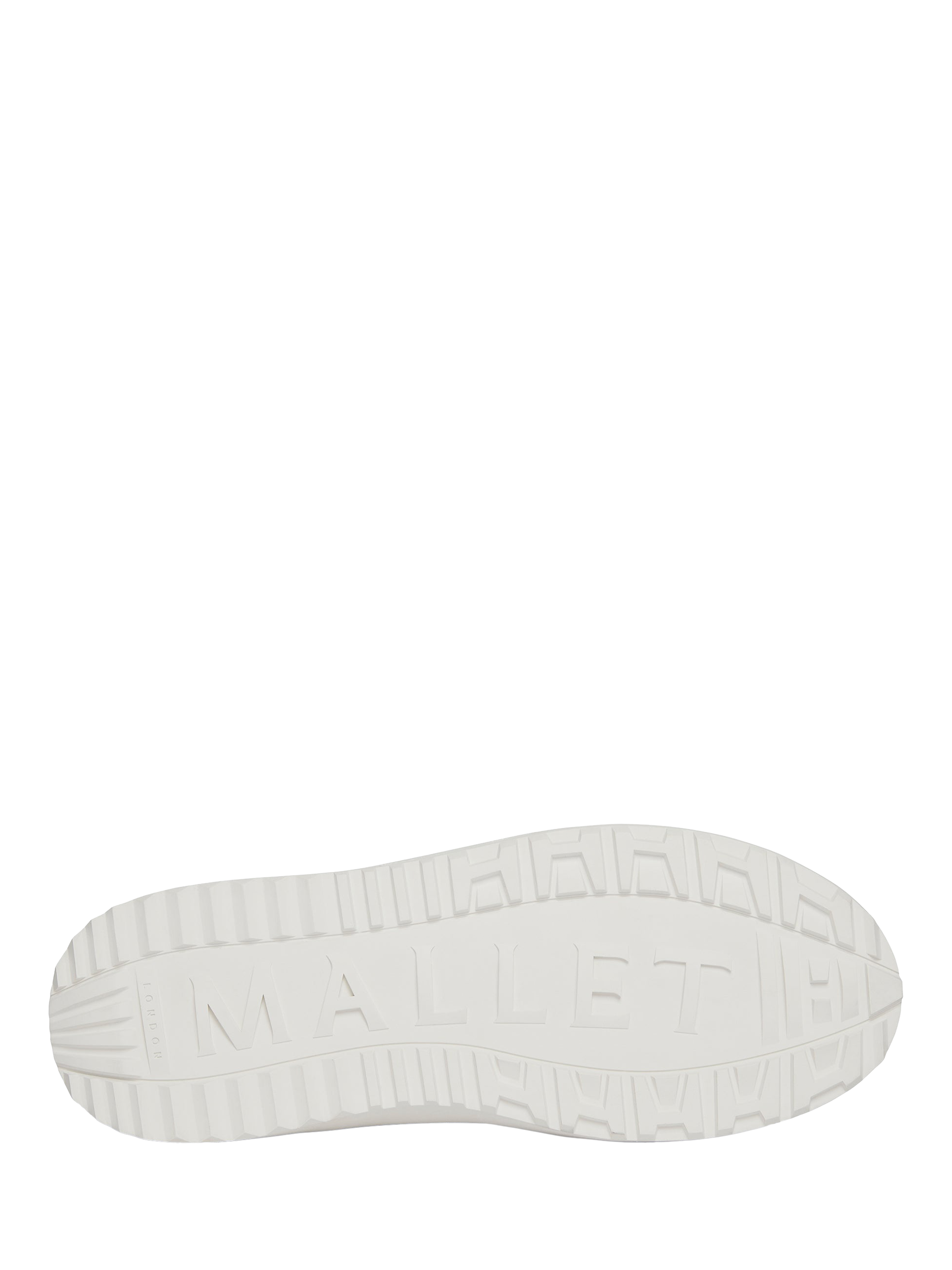 Product image 5 of 5, which shows Mallet GRFTR Lite Leather Lace-Up Trainers, Navy, 5