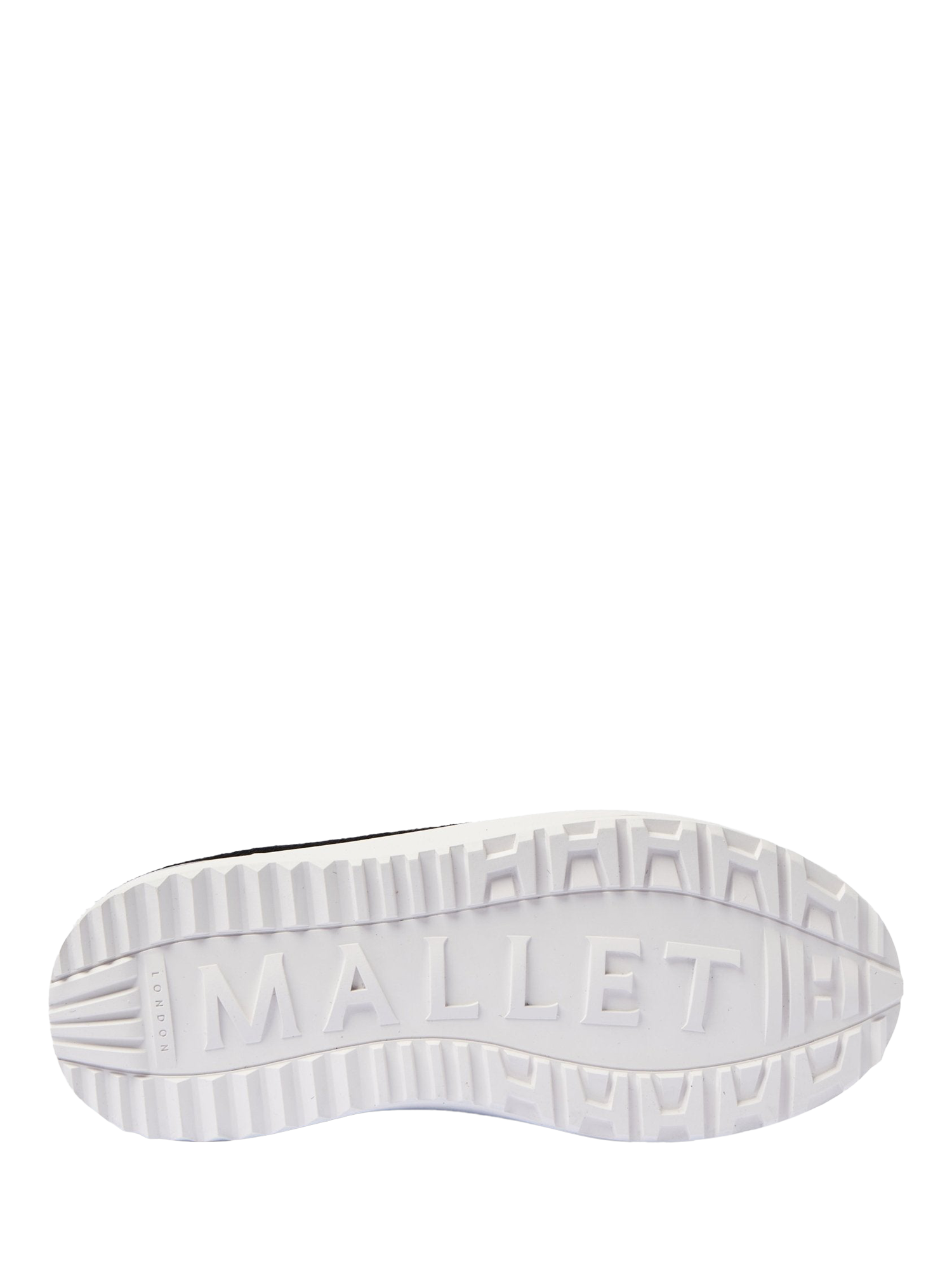 Product image 5 of 5, which shows Mallet GRFTR Lite Leather Lace Up Trainers, Nearly Black, 8