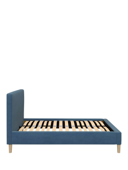 John Lewis Emily Upholstered Bed Frame, Limited Edition, King Size - view 2, Indigo