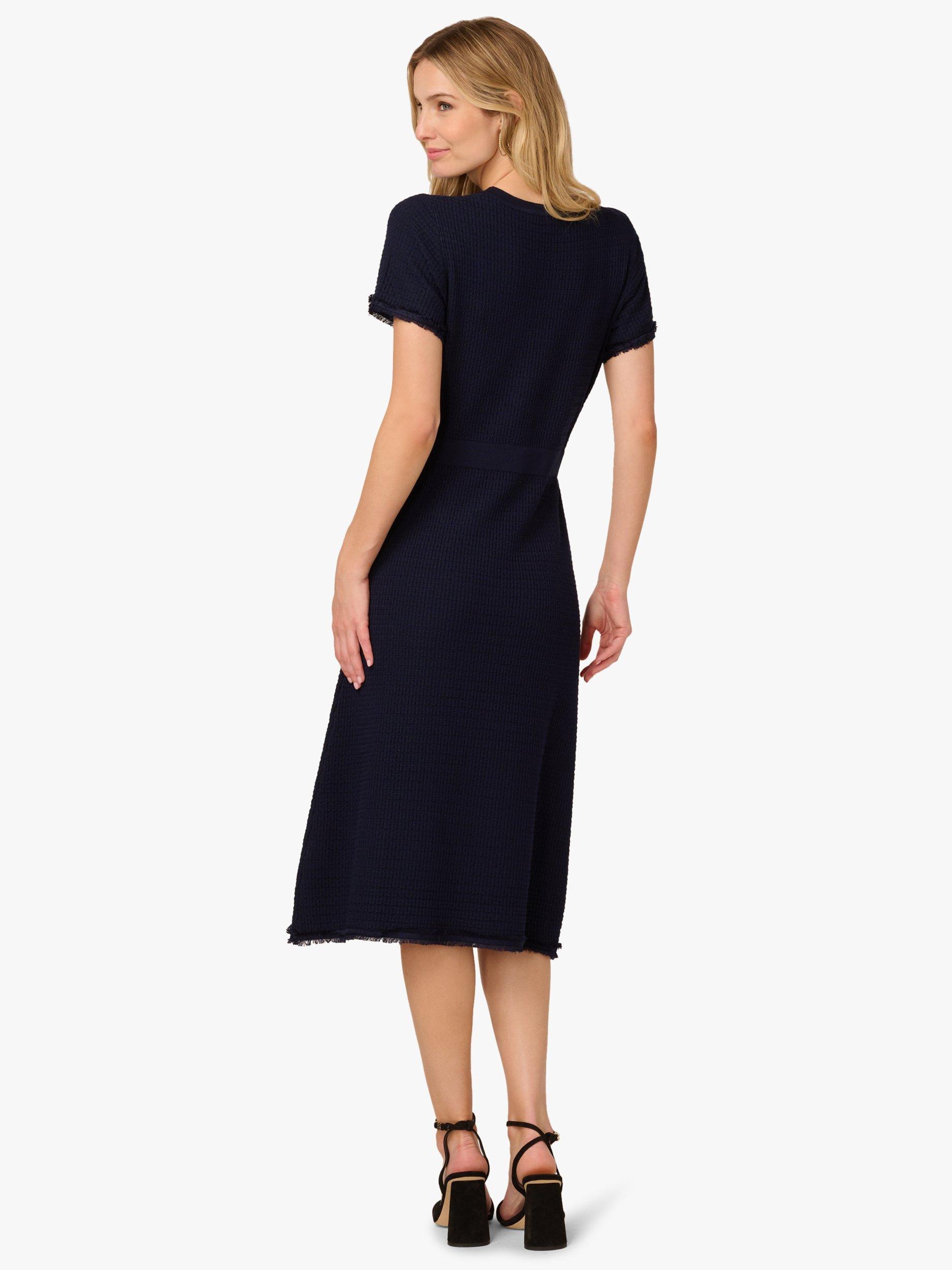 blue waffle dress Blue Mini Waffle Short Polo Dress – NeceSera main image 1