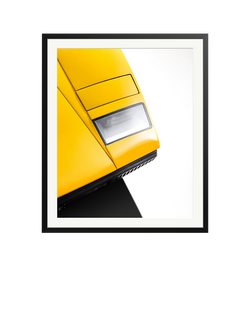 Sonic Editions Lamborghini Countach Framed Print, Black