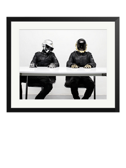 Sonic Editions Daft Punk 2007 Framed Print, Black