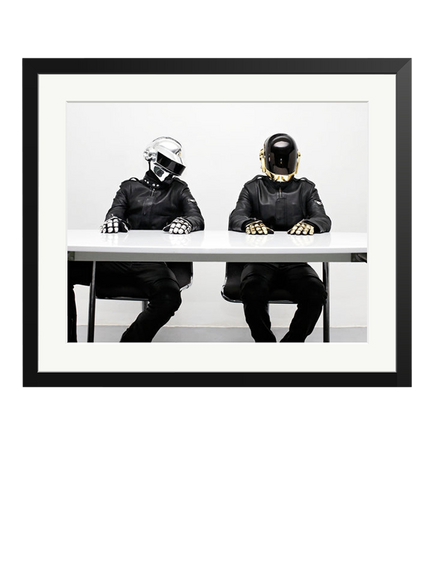 Sonic Editions Daft Punk 2007 Framed Print, Black