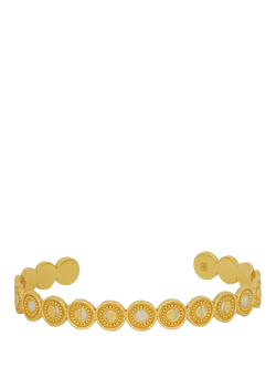 Ottoman Hands Moon Phase Cuff, Gold, Gold