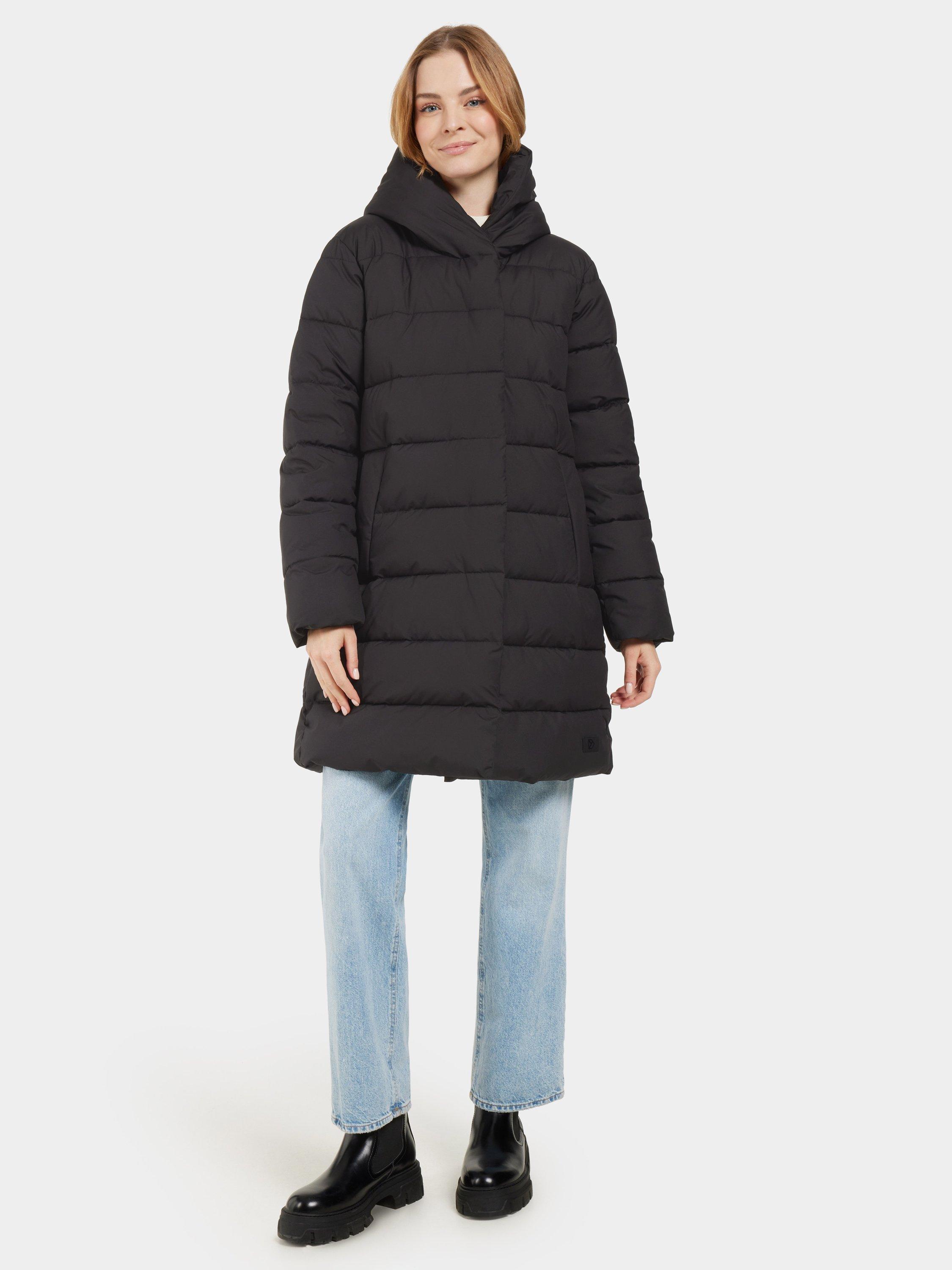 Product image 2 of 9, which shows Didriksons Nella Quilted Parka, Black, 8
