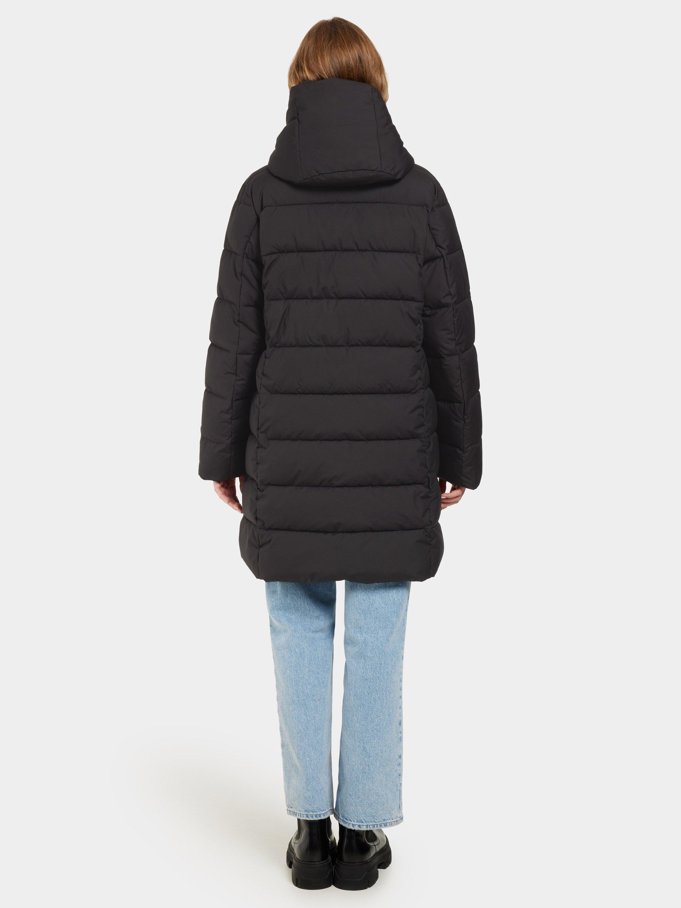 Product image 4 of 9, which shows Didriksons Nella Quilted Parka, Black, 8