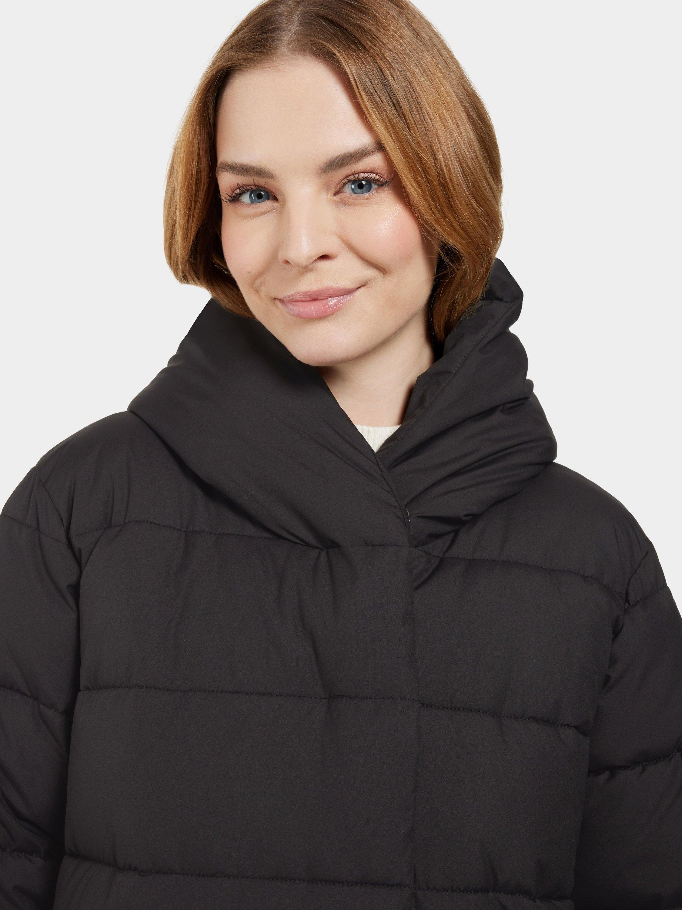 Product image 6 of 9, which shows Didriksons Nella Quilted Parka, Black, 8