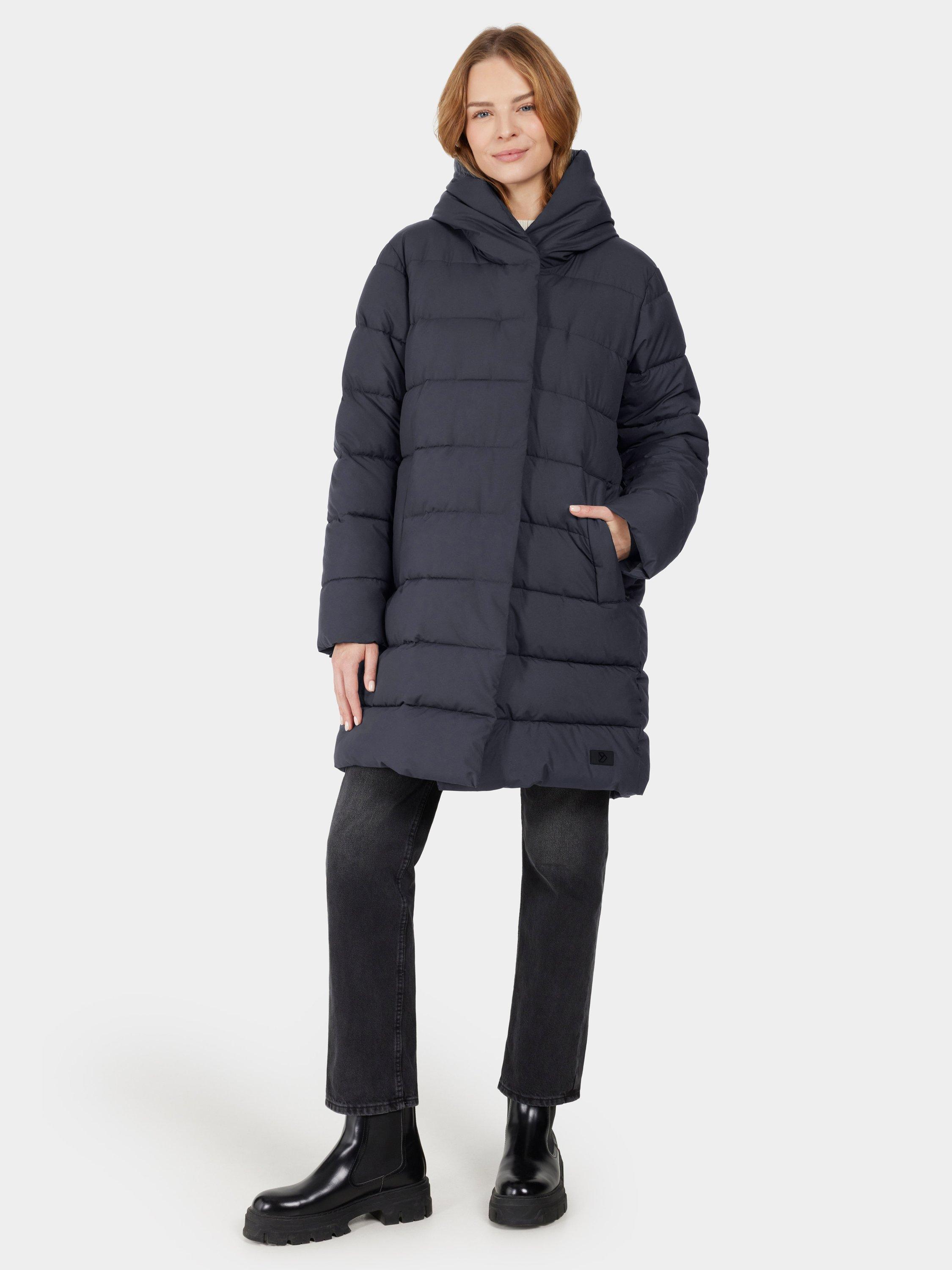 Product image 2 of 9, which shows Didriksons Nella Quilted Parka, Dark Night Blue, 8