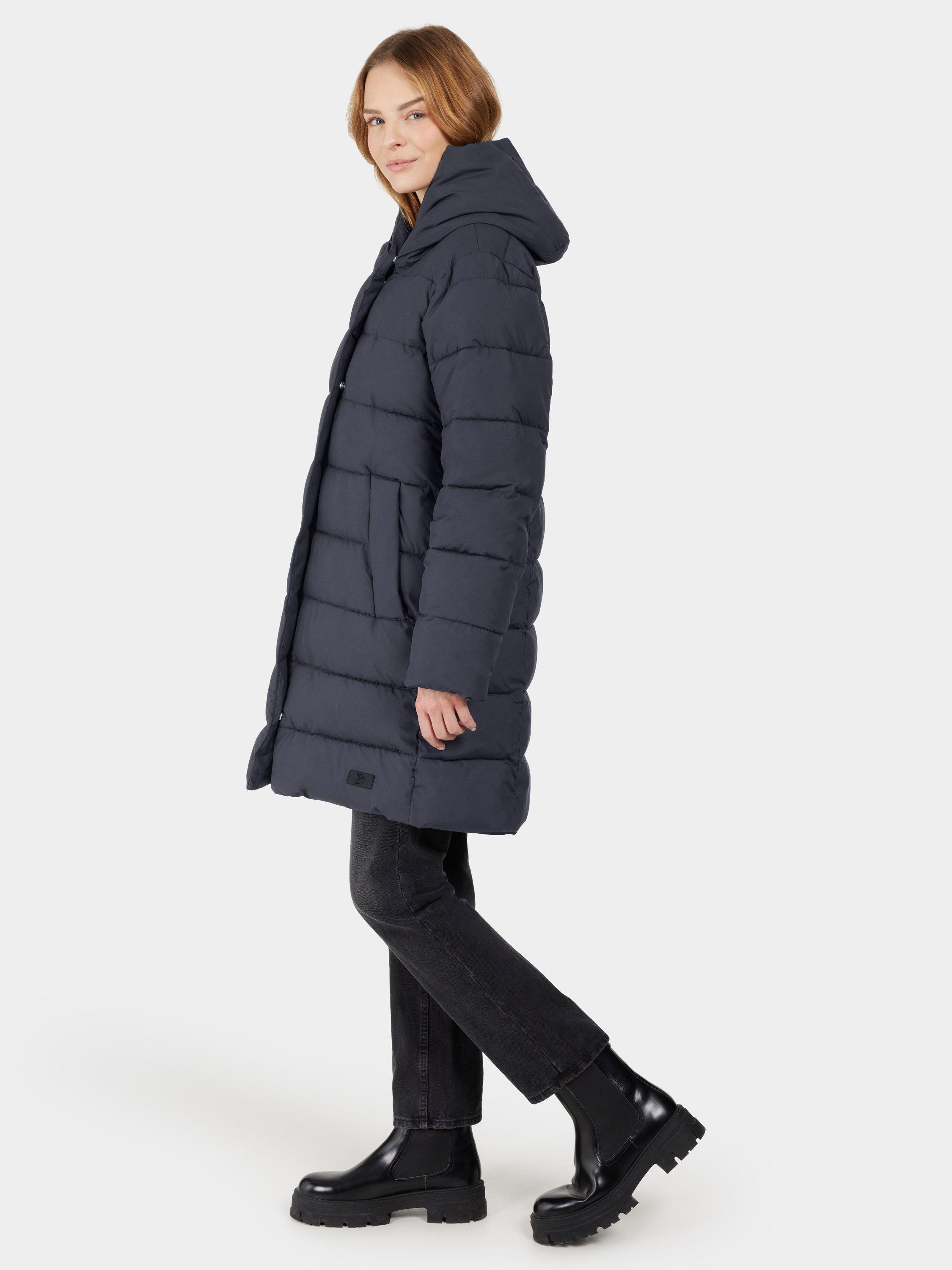 Product image 3 of 9, which shows Didriksons Nella Quilted Parka, Dark Night Blue, 8