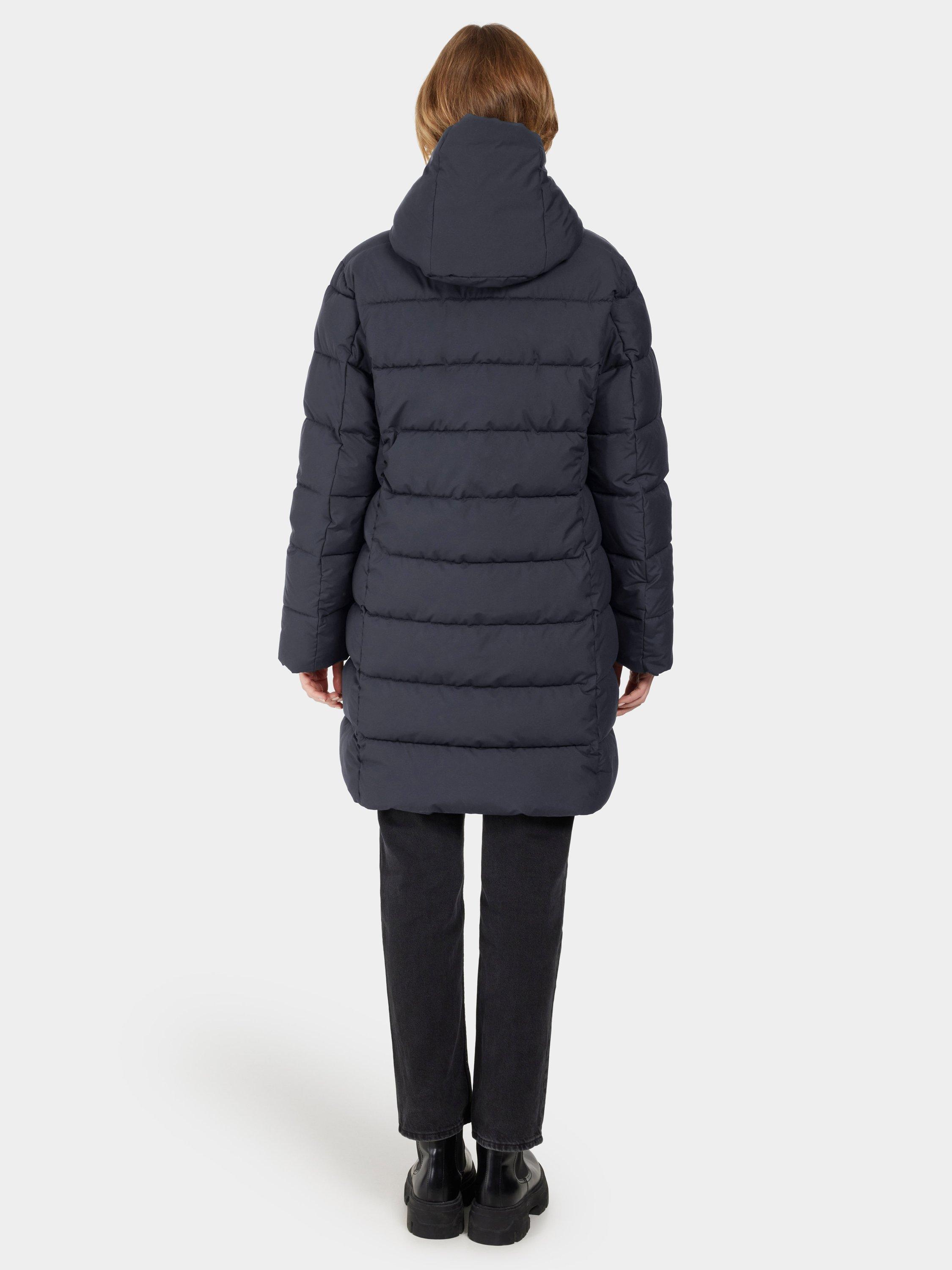 Product image 4 of 9, which shows Didriksons Nella Quilted Parka, Dark Night Blue, 8