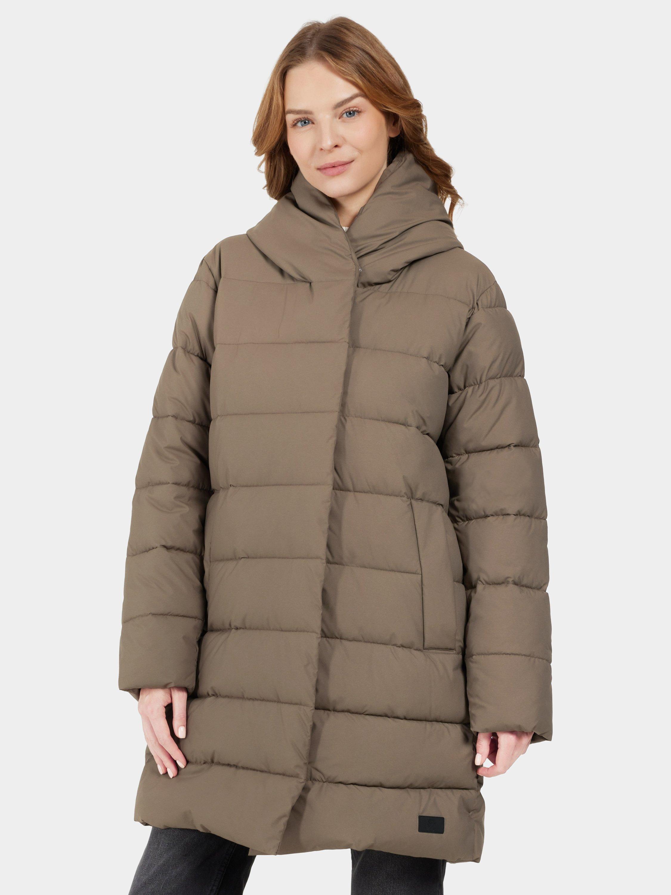 Product image 1 of 8, which shows Didriksons Nella Quilted Parka, Walnut, 8