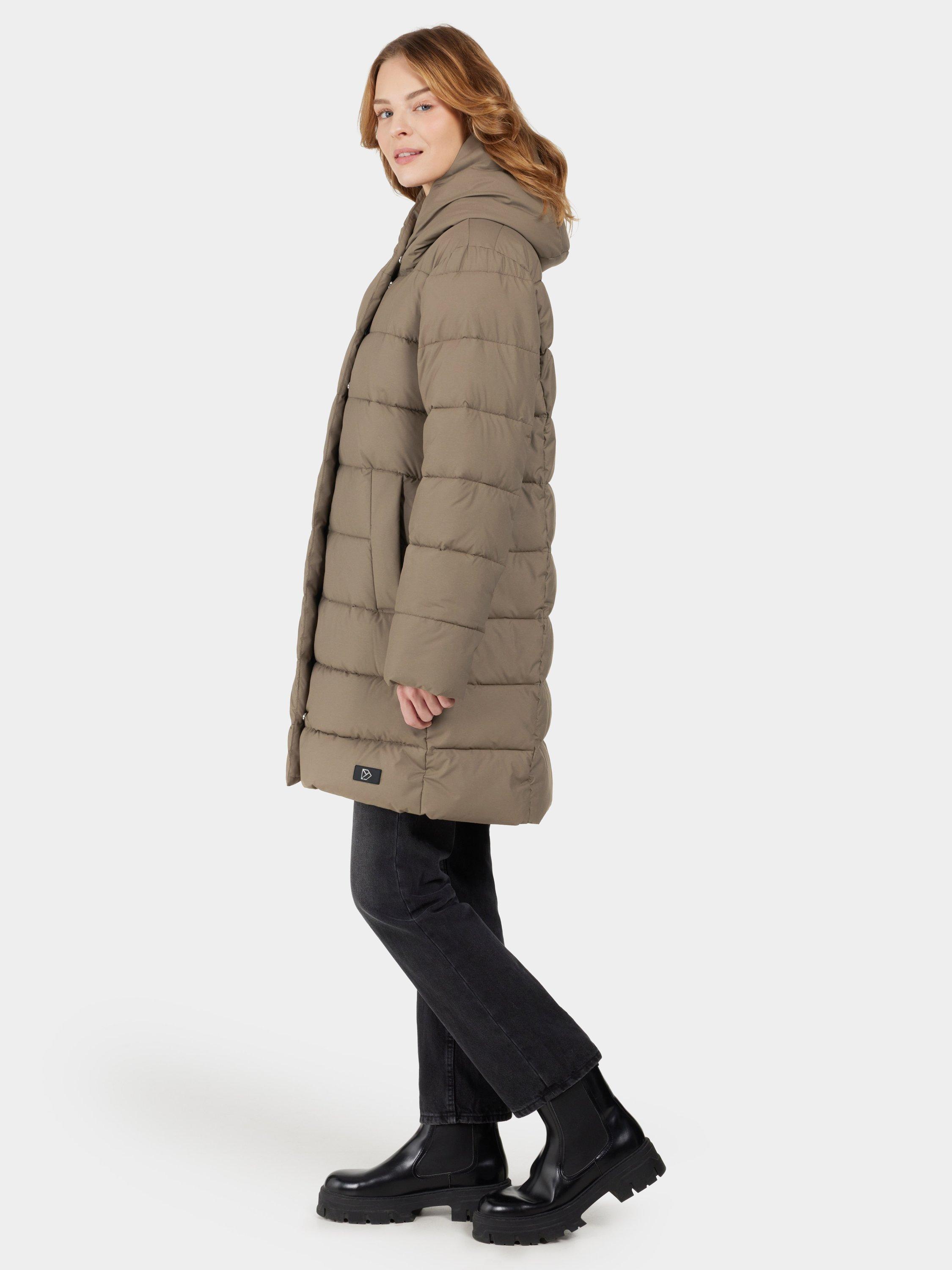Product image 3 of 8, which shows Didriksons Nella Quilted Parka, Walnut, 8