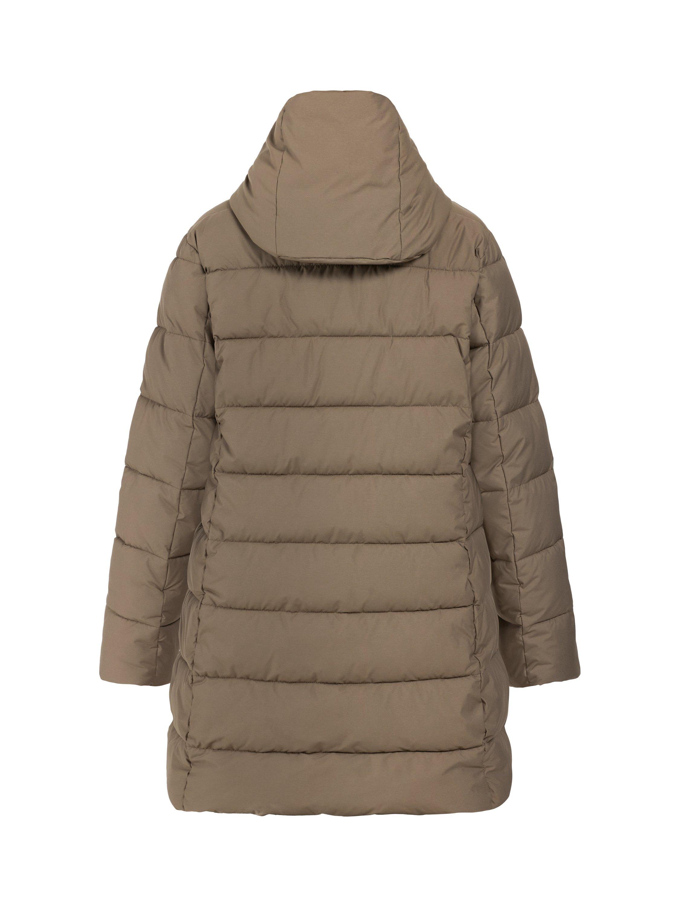 Product image 8 of 8, which shows Didriksons Nella Quilted Parka, Walnut, 8