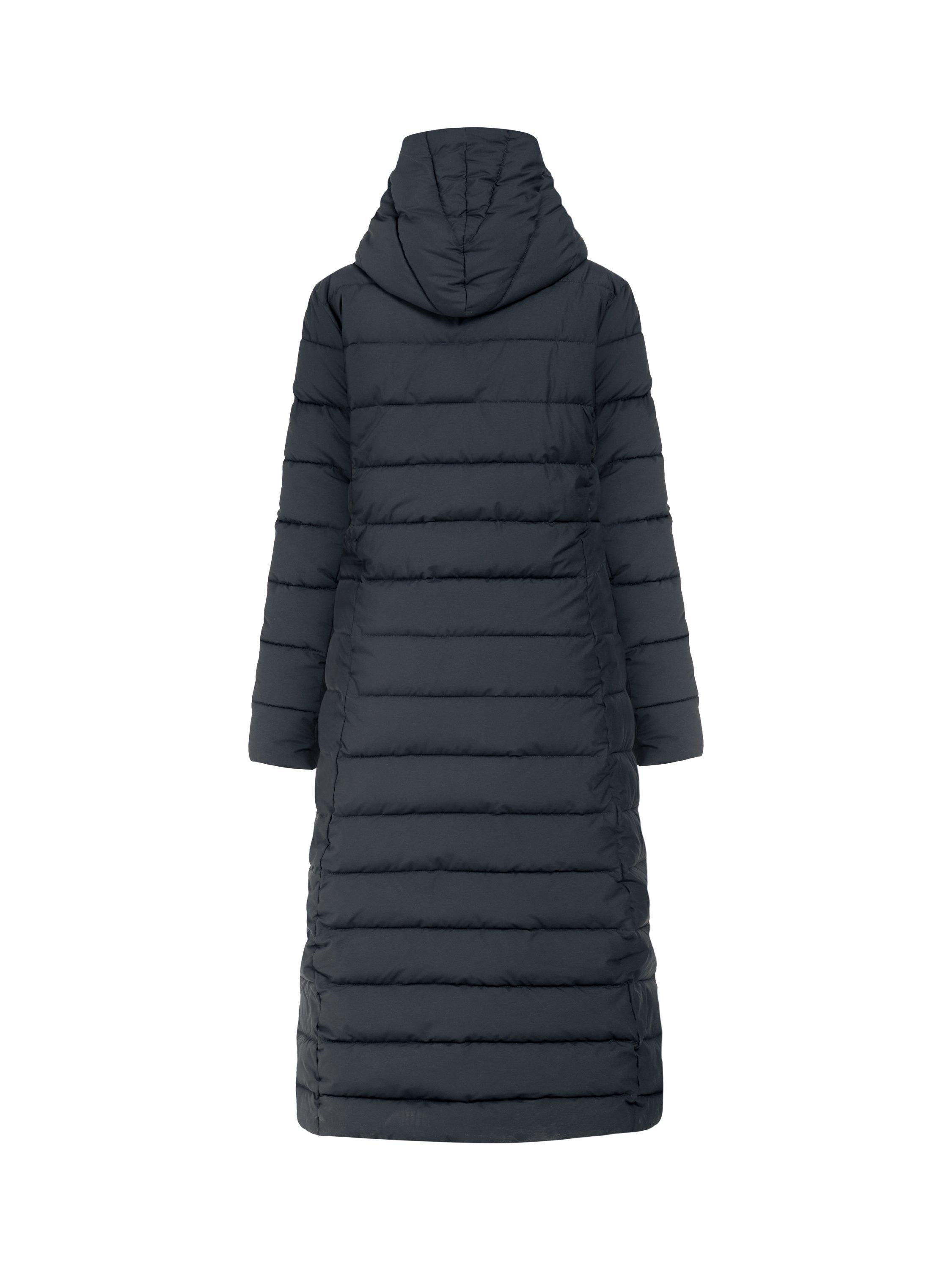 Product image 9 of 9, which shows Didriksons Stella Longline Quilted Parka, Dark Night Blue, 6