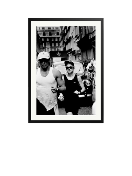 Sonic Editions Madonna Jogging Framed Print, Black