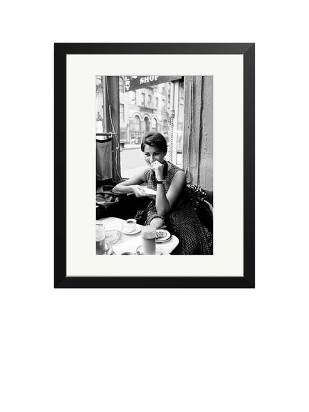 Sonic Editions Sophia Loren in NYC Framed Print, Black