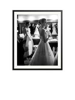 Sonic Editions Audrey Hepburn & Grace Kelly Framed Print, Black