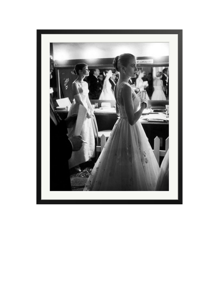 Sonic Editions Audrey Hepburn & Grace Kelly Framed Print, Black