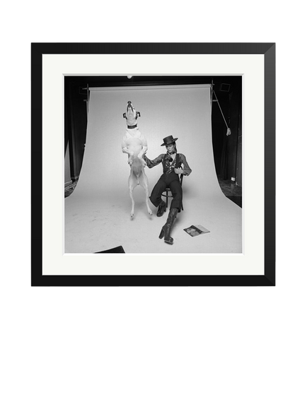 Sonic Editions David Bowie Diamond Dogs Framed Print, Black