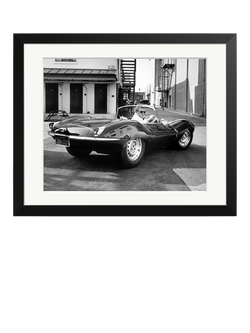 Sonic Editions Steve McQueen 1963 Framed Print, Black