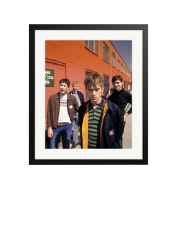 Sonic Editions Blur 1996 Framed Print, Black