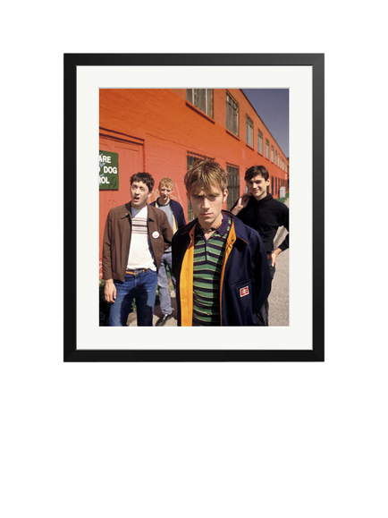 Sonic Editions Blur 1996 Framed Print, Black