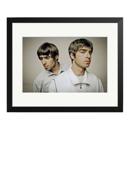 Sonic Editions Oasis in London 1995 Framed Print, Black