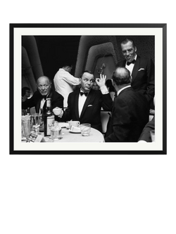 Sonic Editions Frank Sinatra A-OK Framed Print, Black