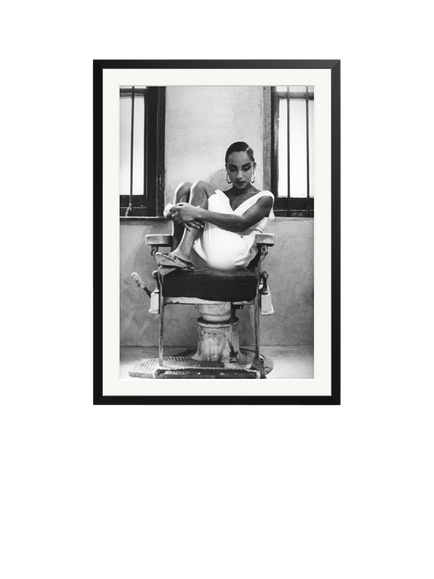Sonic Editions Sade Framed Print, Black