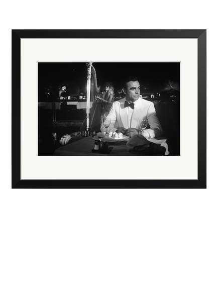 Sonic Editions Diamonds Are Forever Framed Print, Black