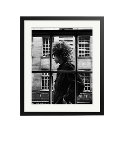 Sonic Editions Bob Dylan 1966 Framed Print, Black