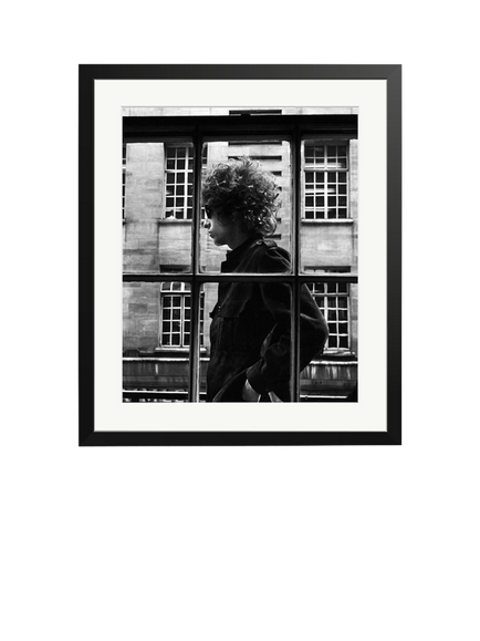 Sonic Editions Bob Dylan 1966 Framed Print, Black