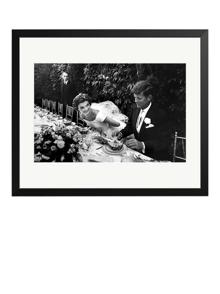 Sonic Editions The Kennedy Wedding Framed Print, Black