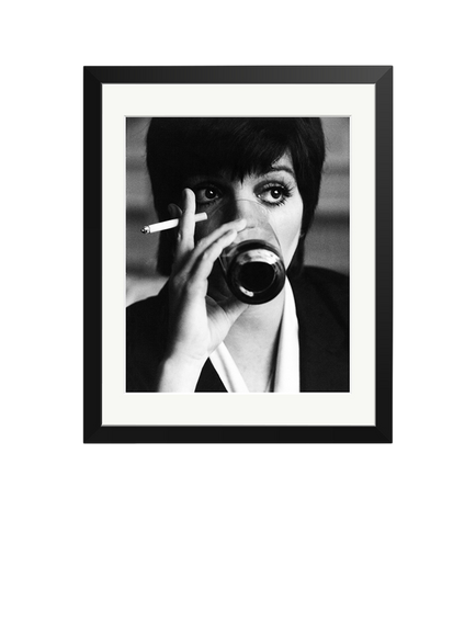 Sonic Editions Liza Minnelli Framed Print, Black