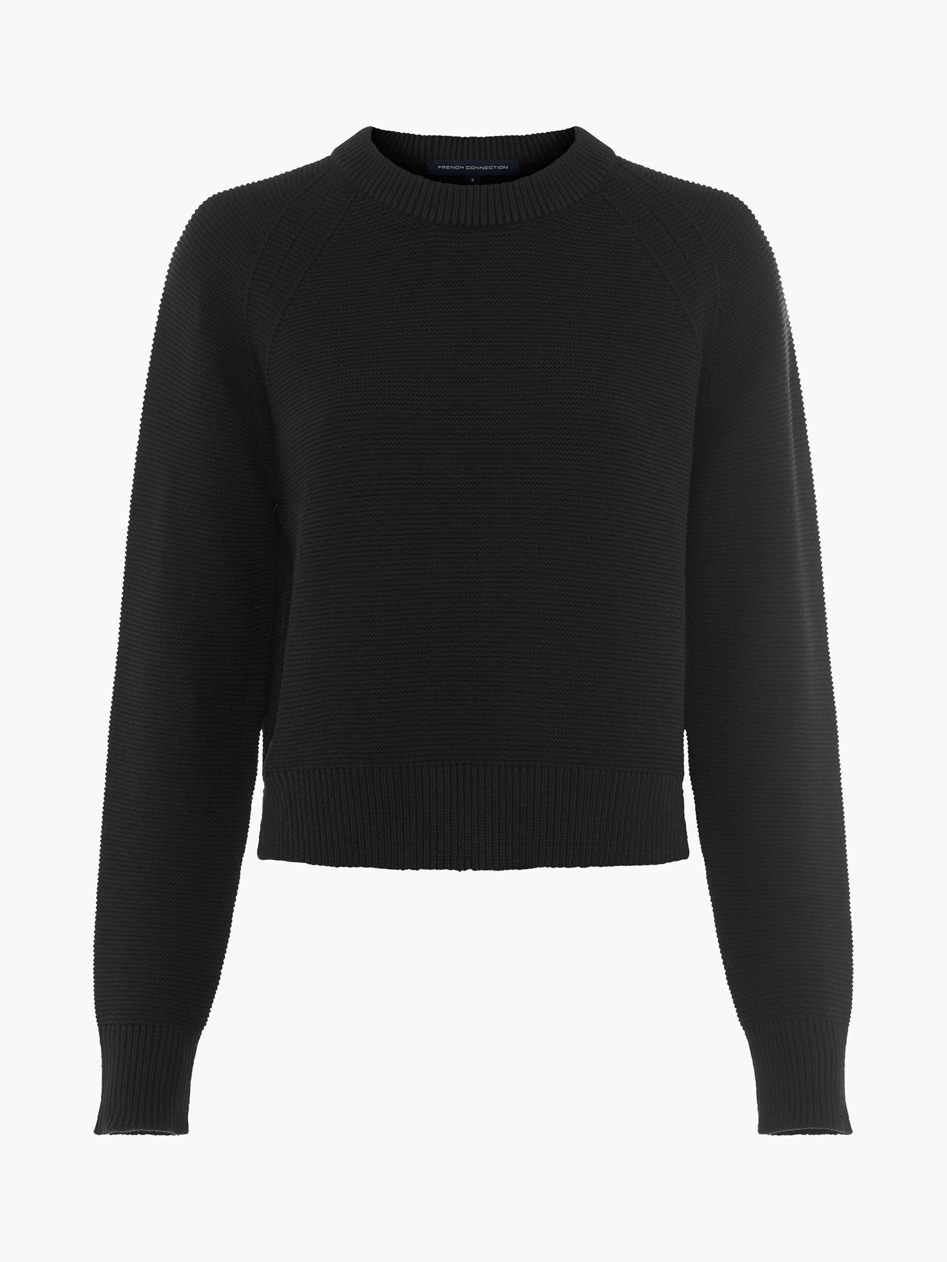 Product image 4 of 4, which shows French Connection Lilly Mozart Crew Neck Jumper, Blackout, XS