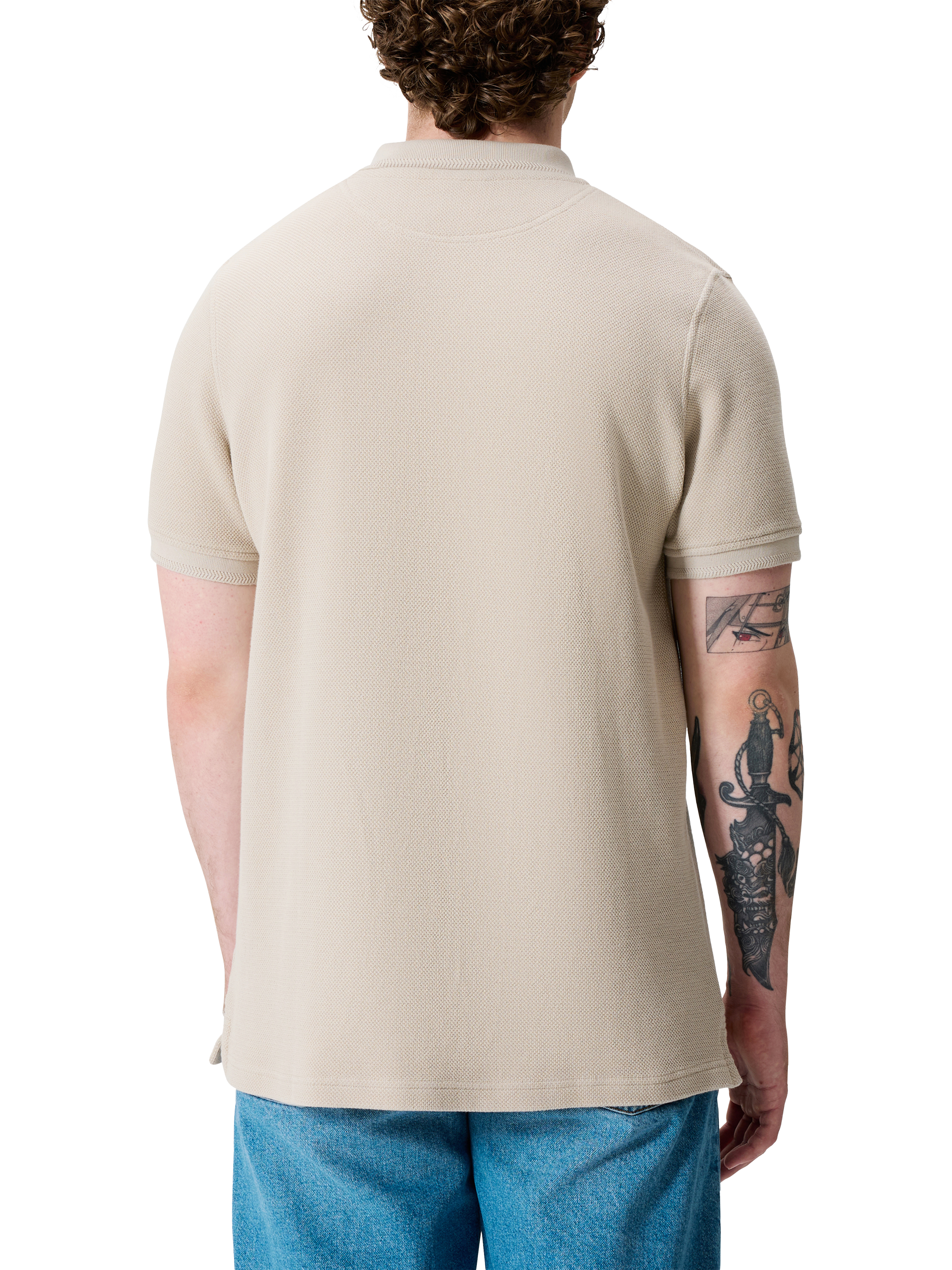 Product image 3 of 8, which shows Canterbury CCC Classic Polo, Beige Red, S