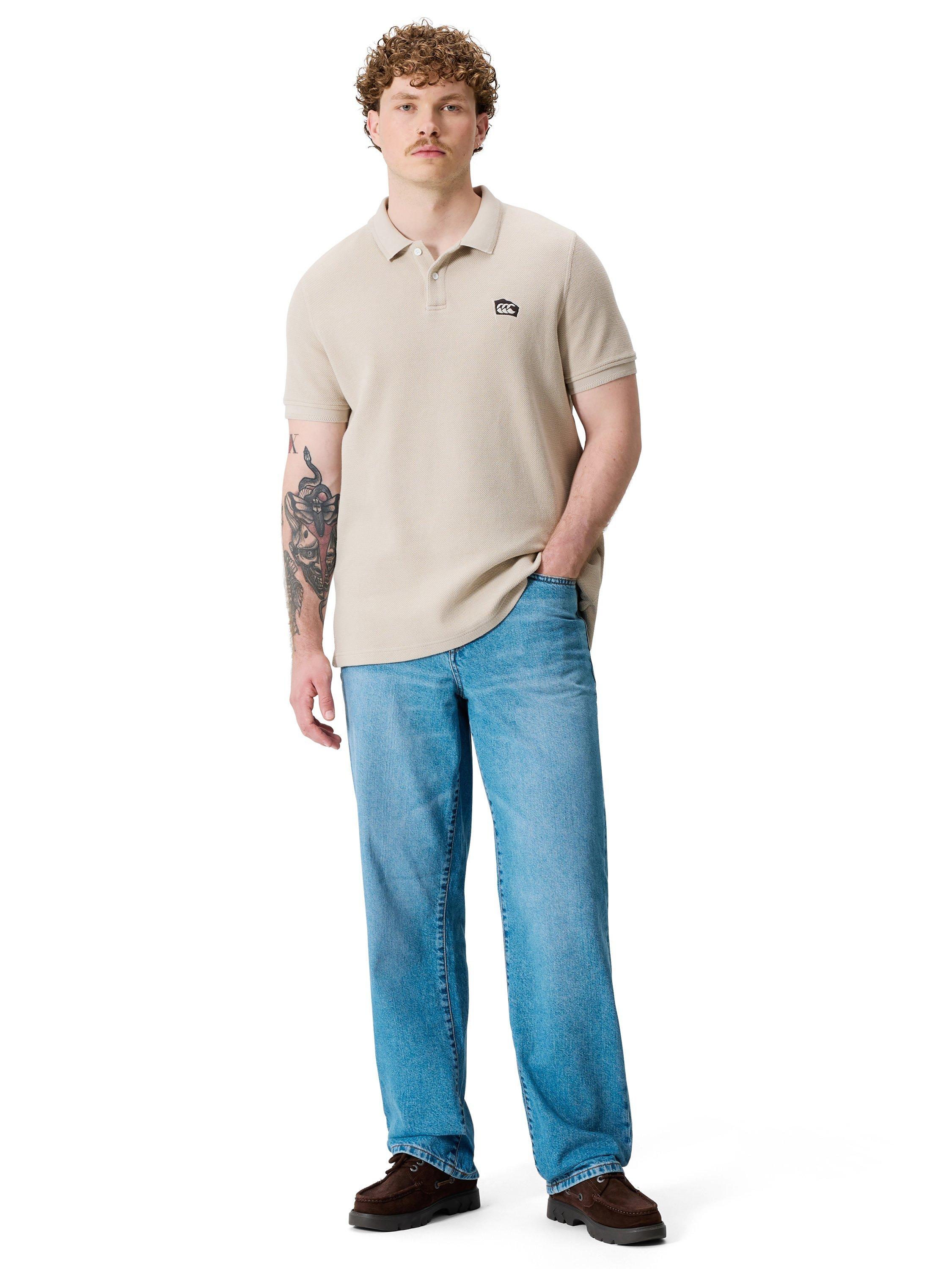 Product image 8 of 8, which shows Canterbury CCC Classic Polo, Beige Red, S