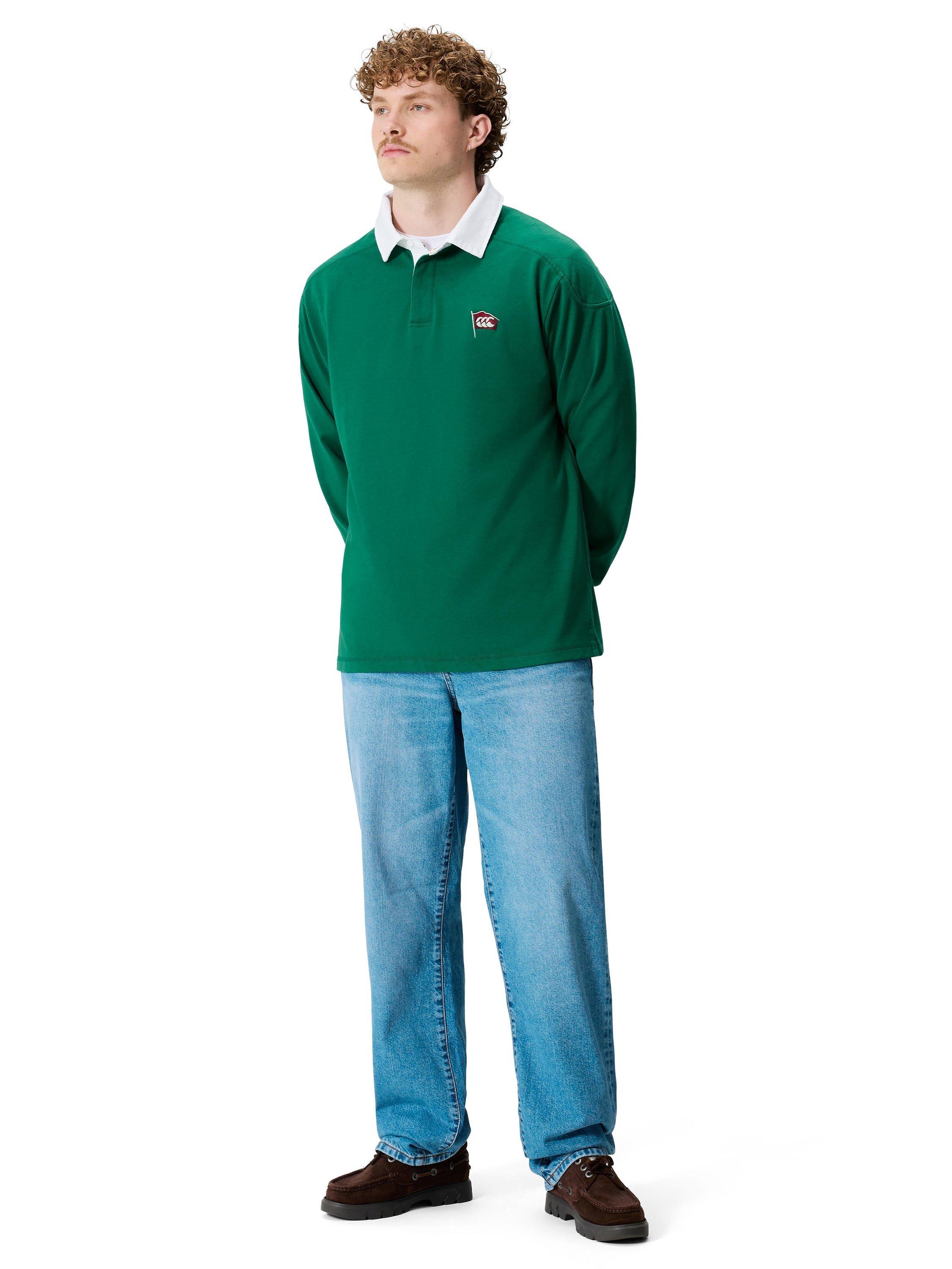 Product image 8 of 8, which shows Canterbury CCC Rugby Jersey, Green, S