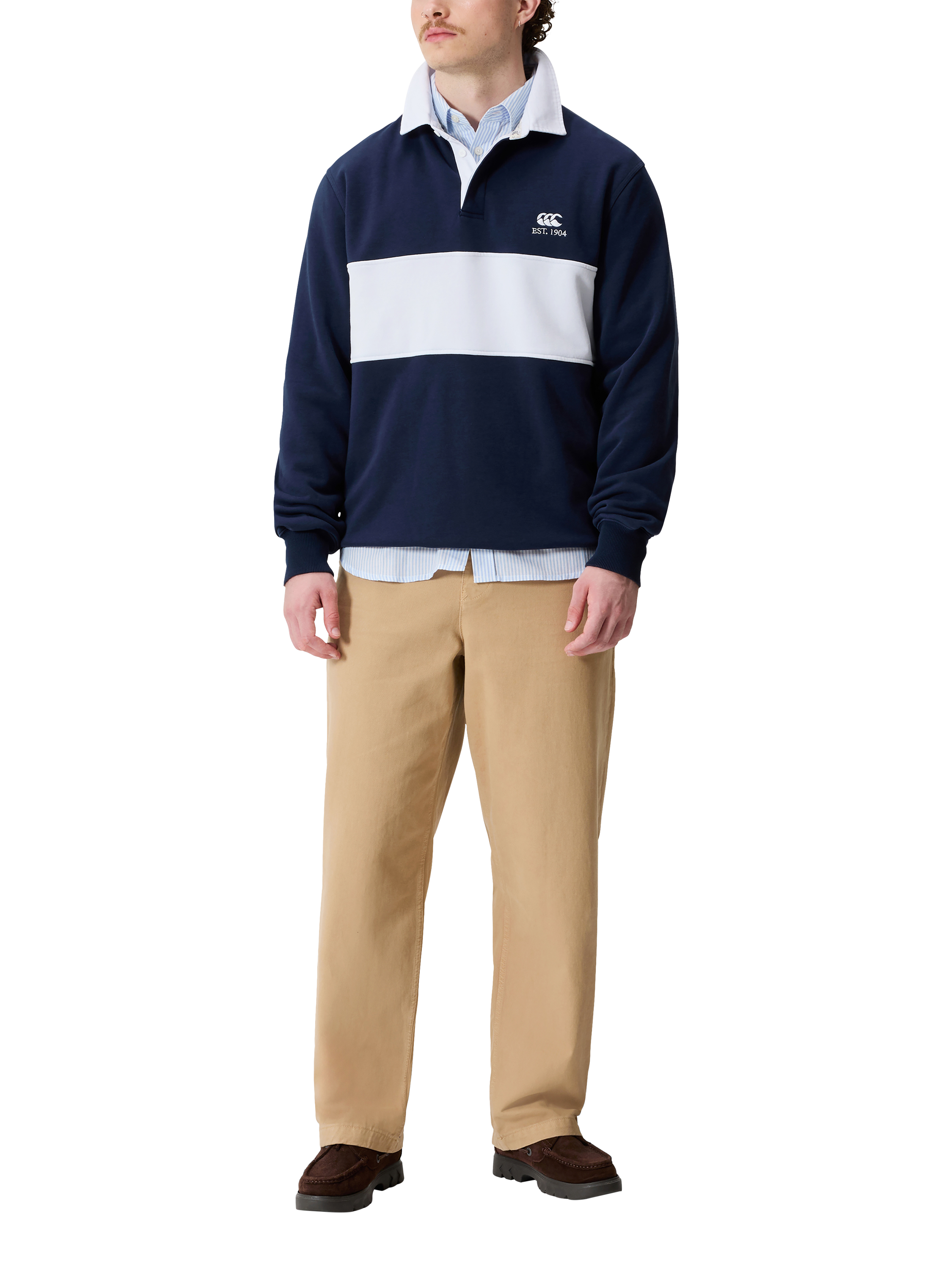 Product image 6 of 6, which shows Canterbury CCC Rugby Sweatshirt, Navy, S