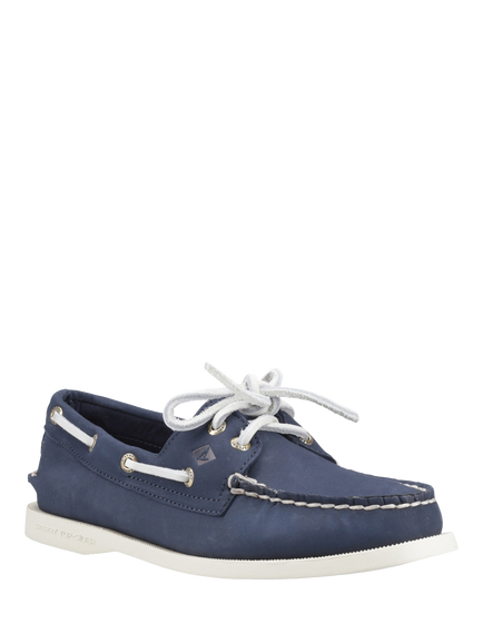 Sperry Authentic Original 2 Eye Boat Shoes, Navy - view 2, Navy