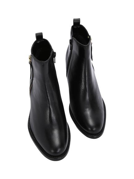 Carvela Secil Wide Fit Leather Ankle Boots, Black - view 2, Black