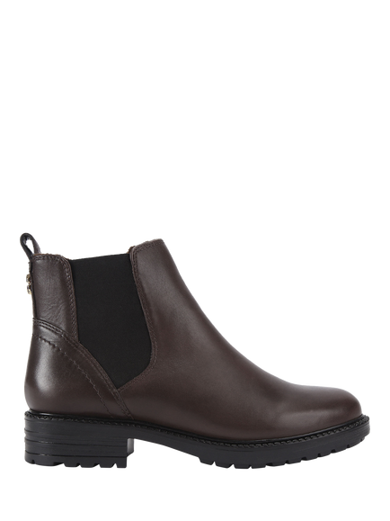 Carvela Russ Wide Fit Leather Ankle Boots, Brown, Brown