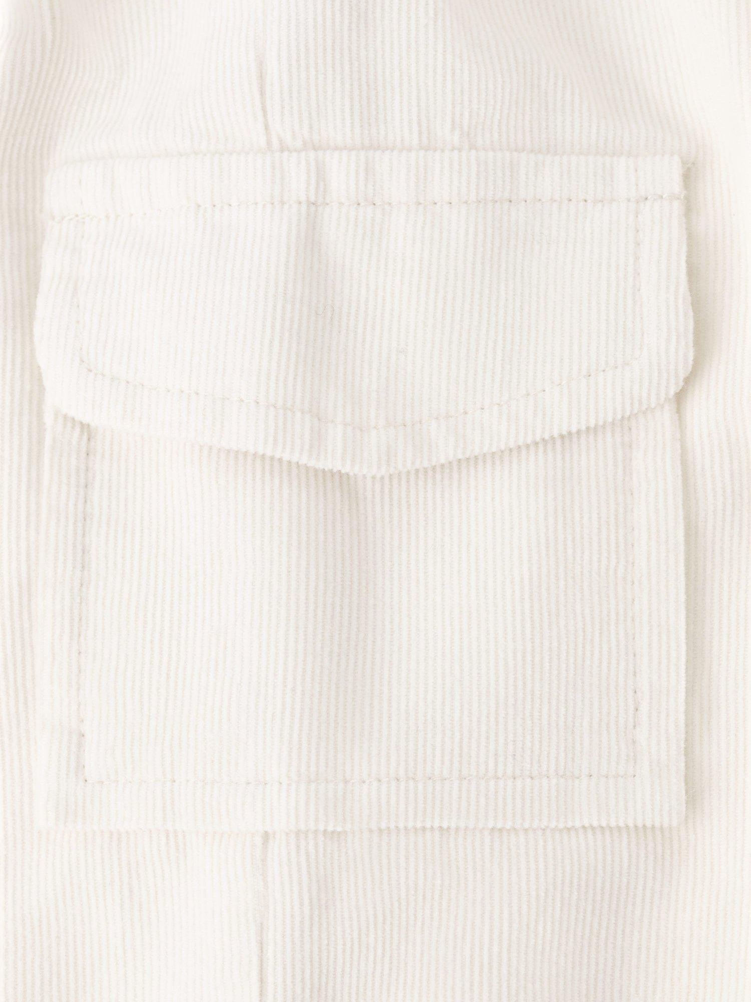 Product image 4 of 4, which shows Mango Kids' Cargo Trousers, Light Beige, 6-9 months