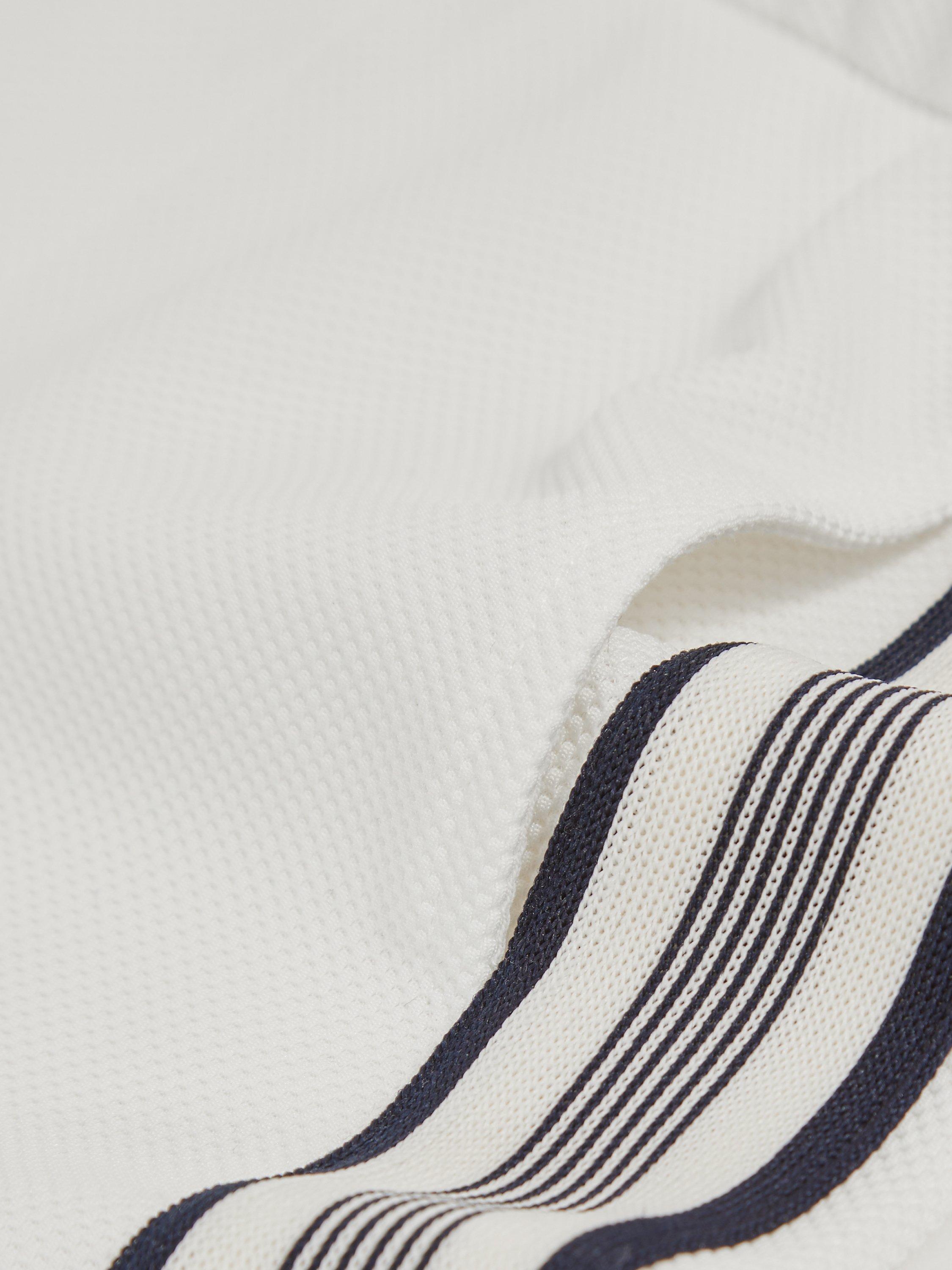 Product image 4 of 4, which shows Reiss Kids' Terry Shorts, White, 6-7 years