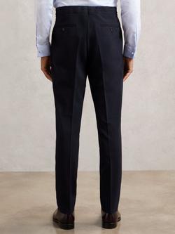 Reiss Belmont Straight Tailored Trousers - view 2, Navy
