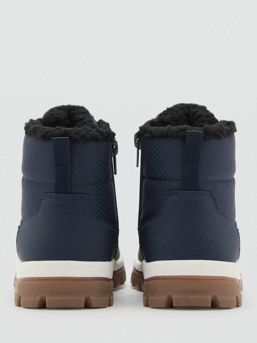 Product image 3 of 5, which shows Mango Kids' Neo Lace Up Walking Boots, Medium Blue, 1