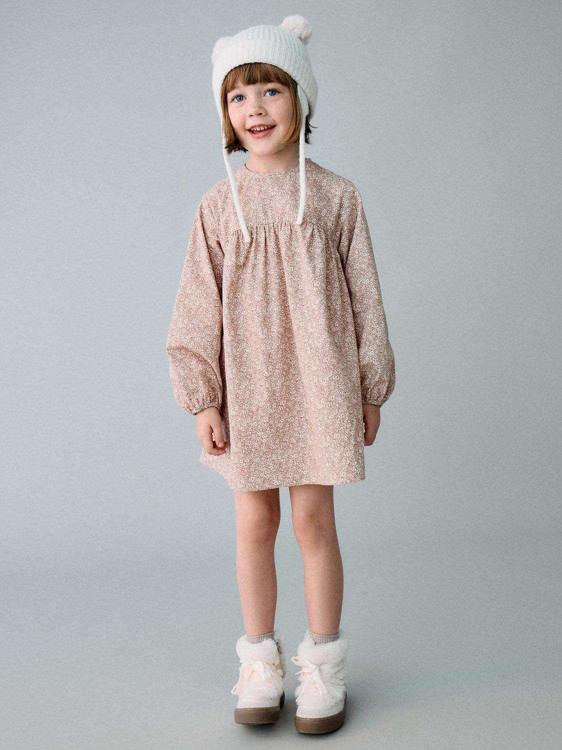 Product image 5 of 5, which shows Mango Kids' Zurib Boots, Pastel Brown, 8.5 Jnr