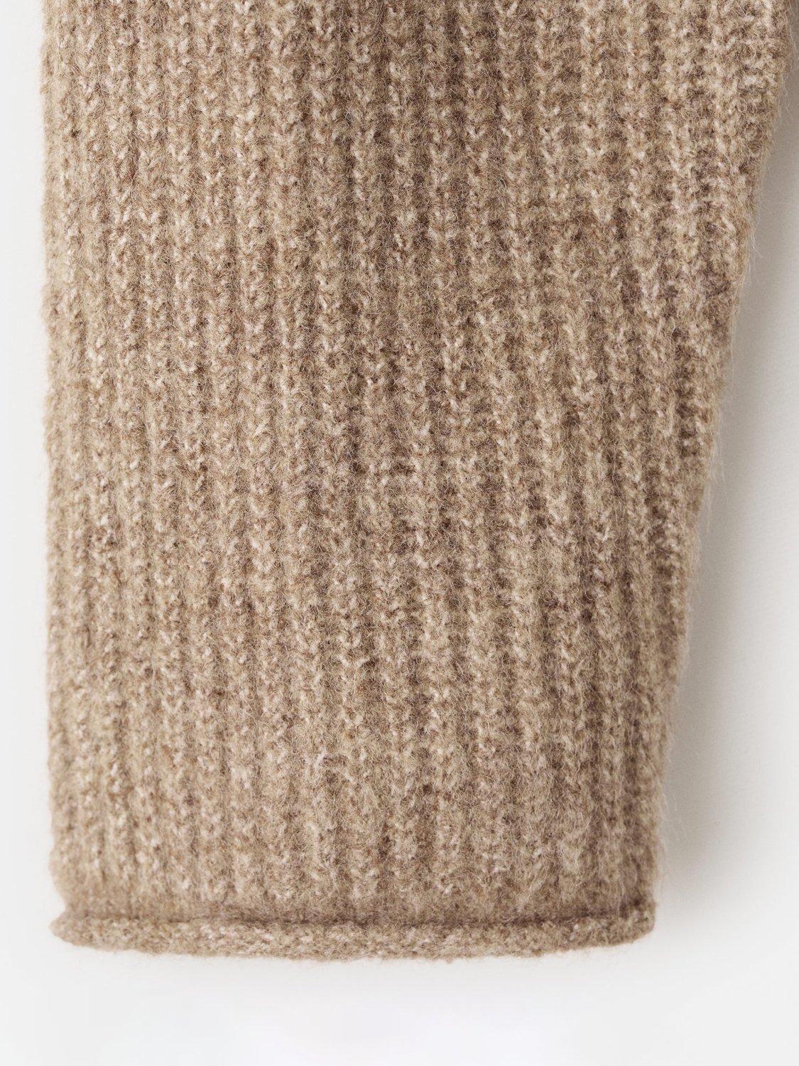 Product image 4 of 4, which shows Mango Kids' Janine Cardigan, Medium Brown, 11-12 years