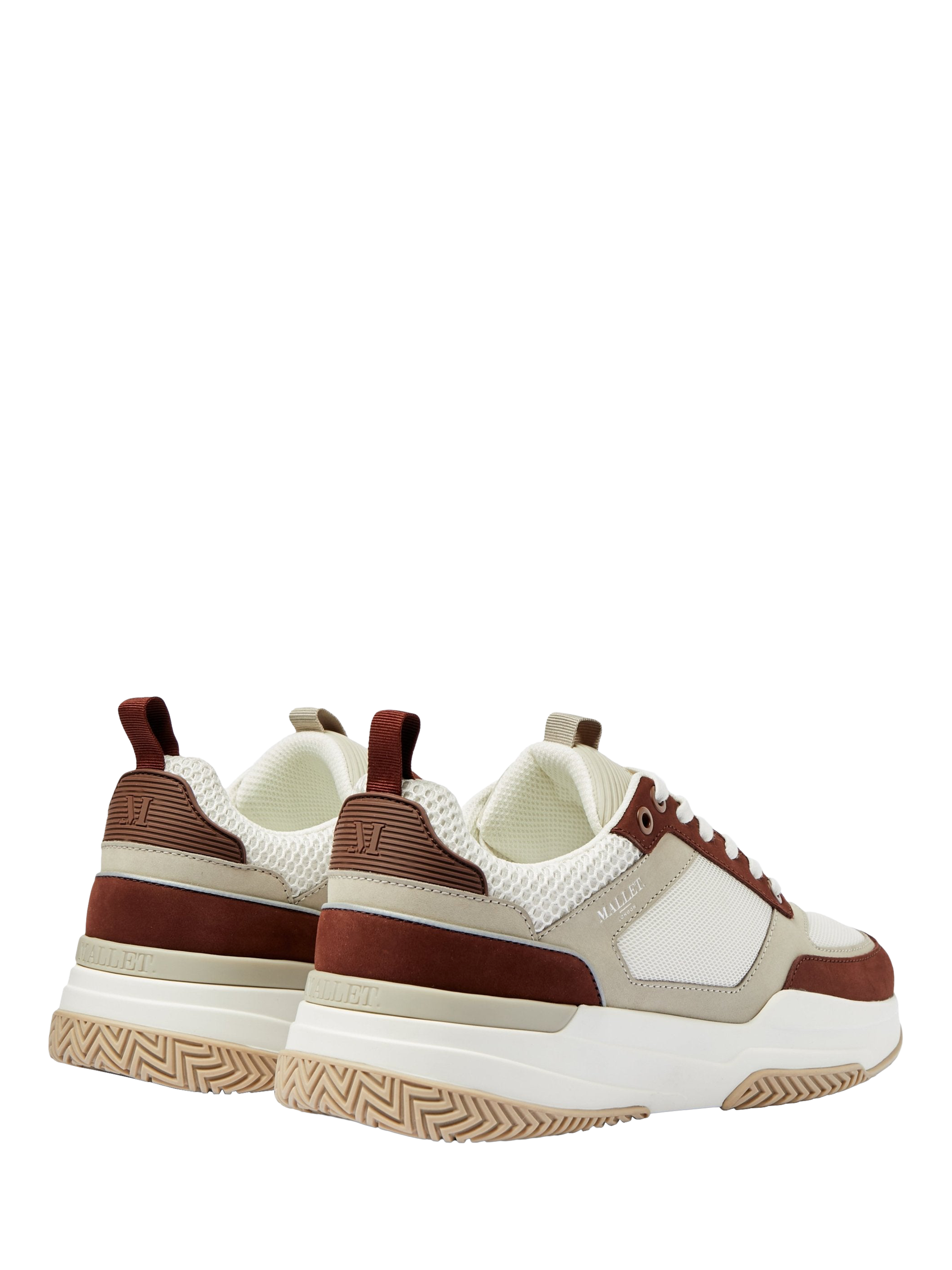 Product image 3 of 5, which shows Mallet Radnor Trainers, Tan, 12