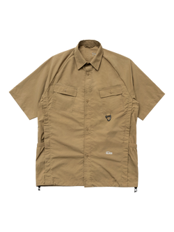 ELLIKER Alston Regular Fit Short Sleeve Water-Repellent Jacket, Natural Sand